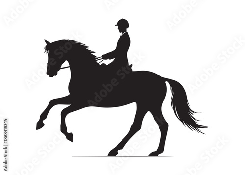 equestrian logo silhouette vector, horse equestrian logo design illustration, jumping horse racing logo vector silhouette, jumping horseman logo vector silhouette on white background