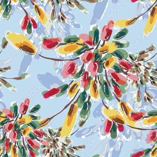 Hand drawn vector illustration Oil on canvas. colorful paint brush stroke painting, Abstract art vector illustration. Brushstrokes of paint. modern Art. Prints, wallpapers.