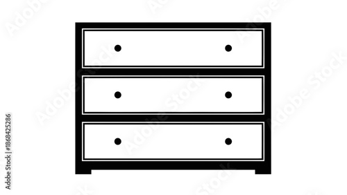 Chest of Drawers Furniture Icon