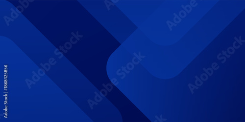 Abstract dark blue geometric background. Dynamic shapes composition. Cool background design for posters. Vector illustration