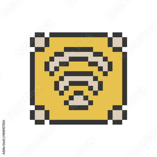 wifi symbol sign pixel art