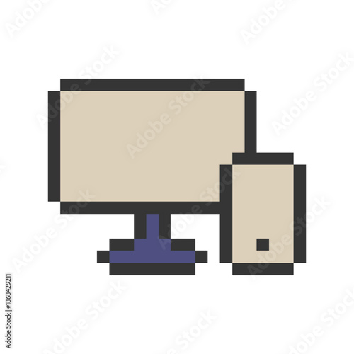 gadget phone monitor pixel art