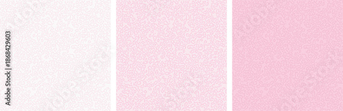 Soft pastel grain texture set in ivory, blush, and pink tones. Gentle noise surface arranged in clean vertical panels. Ideal for backgrounds, beauty branding, and modern design.