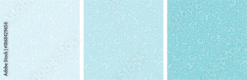 Soft pastel grain texture set in ice blue, mint, and aqua tones. Gentle noise surface presented in clean vertical panels. Ideal for backgrounds, wellness branding, and modern design.