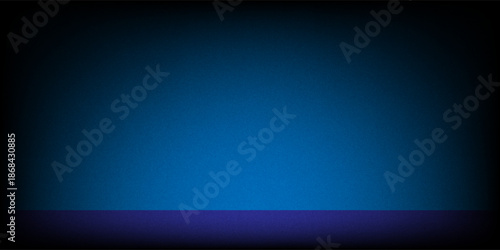 Abstract gradient podium background. blue empty 3d studio backdrop. Clean scene for product presentation mockup template. Vector illustration.