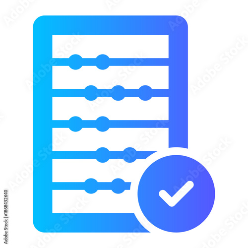 abacus gradient icon