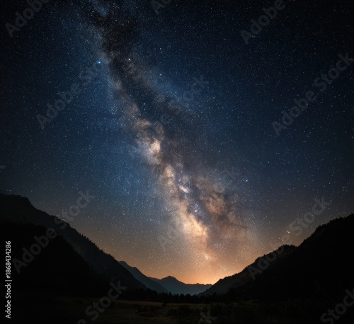 Stunning Milky Way Galaxy in Ultra High Resolution Night Sky