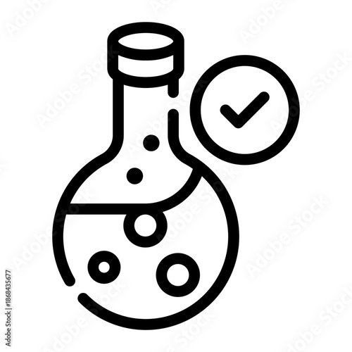 chemical line icon