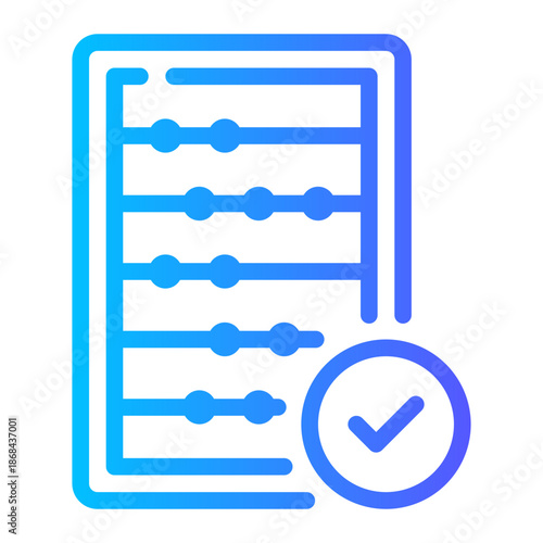 abacus gradient icon