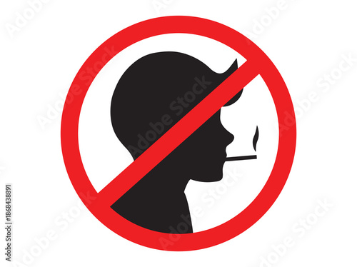 Hand Drawn Do Not Smoke Sign Illustration
