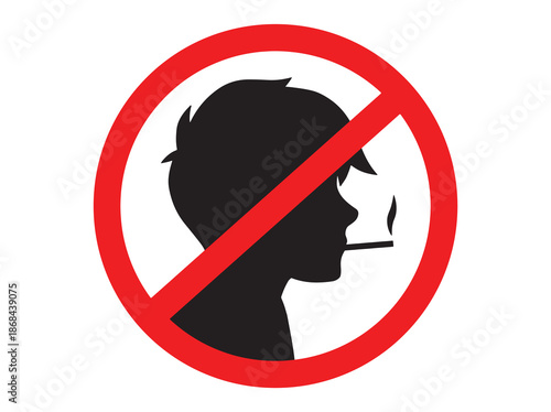 Hand Drawn Do Not Smoke Sign Illustration
