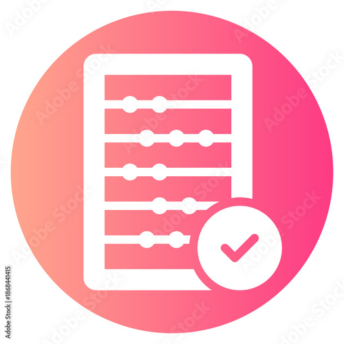 abacus gradient icon