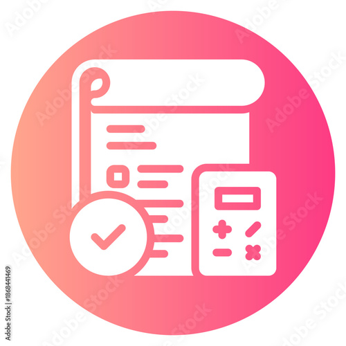 calculating gradient icon