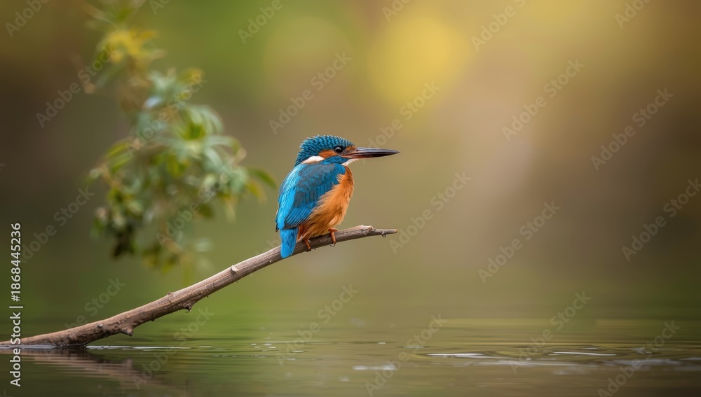 Obraz premium kingfisher perched on a limb