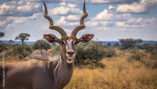 kudu in Africa's savanna
