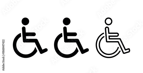 Disability Access Symbols for Wheelchair Users