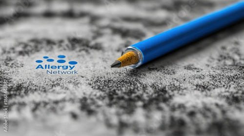 "Allergy Network" logo on a...
