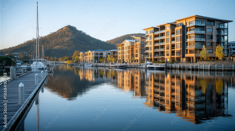 Fototapeta premium Nelson Bay NSW coastal town in New South Wales