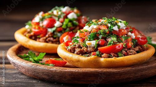Sfiha open-faced meat pies ...