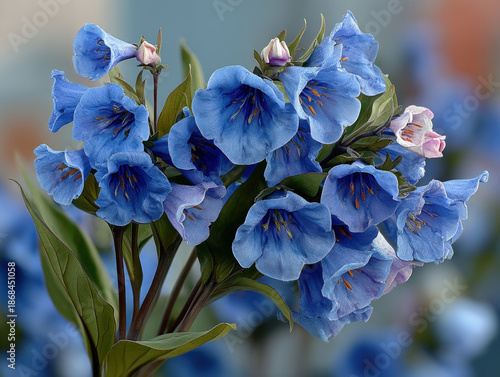 A cluster of Virginia blueb...