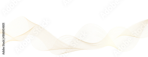Elegant swoosh gold lines for luxury branding, presentations or banners