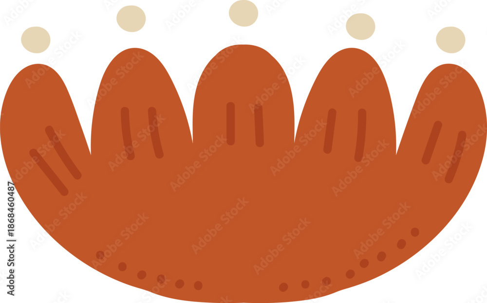 Obraz premium Flower Petal Crown Abstract