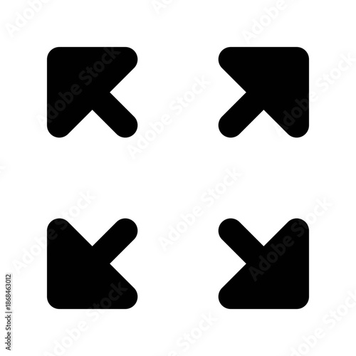 Maximize Screen Icon – Fullscreen & Window UI Vector