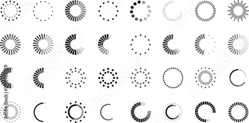 Circular Loading Animation Icons