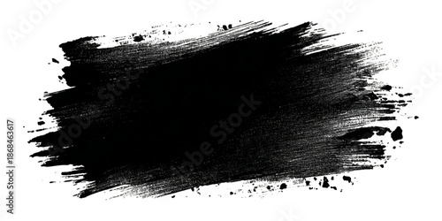 Grungy hand drawn brush stroke background design with smear drip scratch and texture vector background.