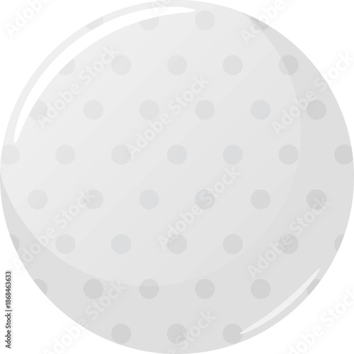 ドット模様の缶バッジフレーム　ホワイト