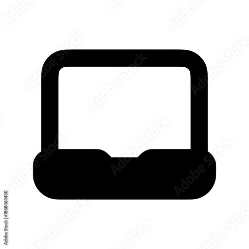 Laptop icon vector UI