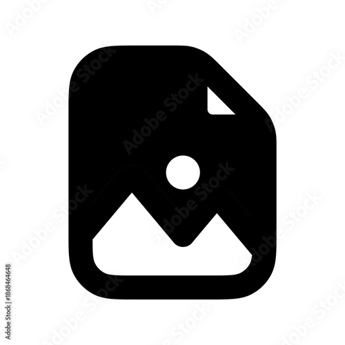 Image file icon vector UI