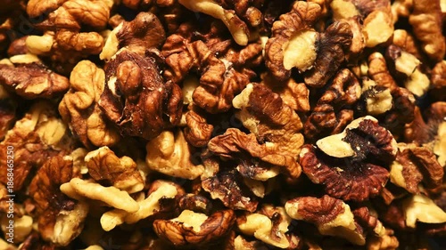Walnuts texture. nuts background. food ingredient
