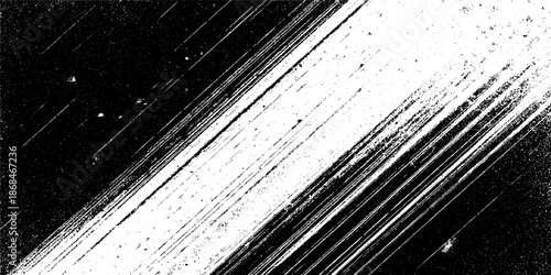 Grunge texture white and black. Vector texture dust and scratched. Grunge background. Vector grunge line hatch halftone abstract pattern. Isolated retro frame with grainy halftone