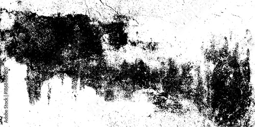 Dirty or dust film grain speck grit grunge overlay on white background grain noise dot line grunge texture dust noise black and white texture vector. Distressed overlay texture 