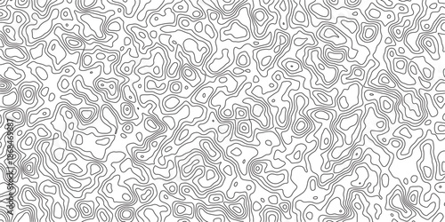Dynamic Abstract Topographic Line Pattern Background