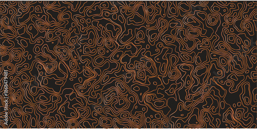 Organic Metallic Flowing Line Art Texture
