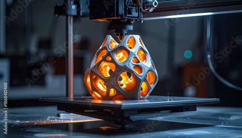 A 3d silver laptop inside a transparent glass globe sphere filled with blue water isolated on a light background as a global award trophy