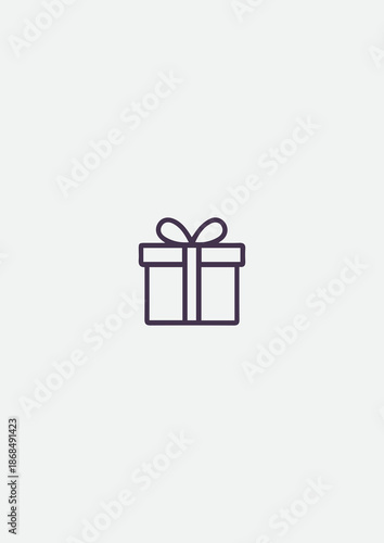 Gift box icon