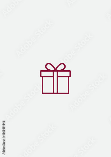 Gift box icon