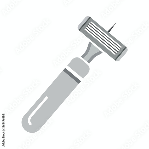 Gray Safety Razor for Personal Grooming