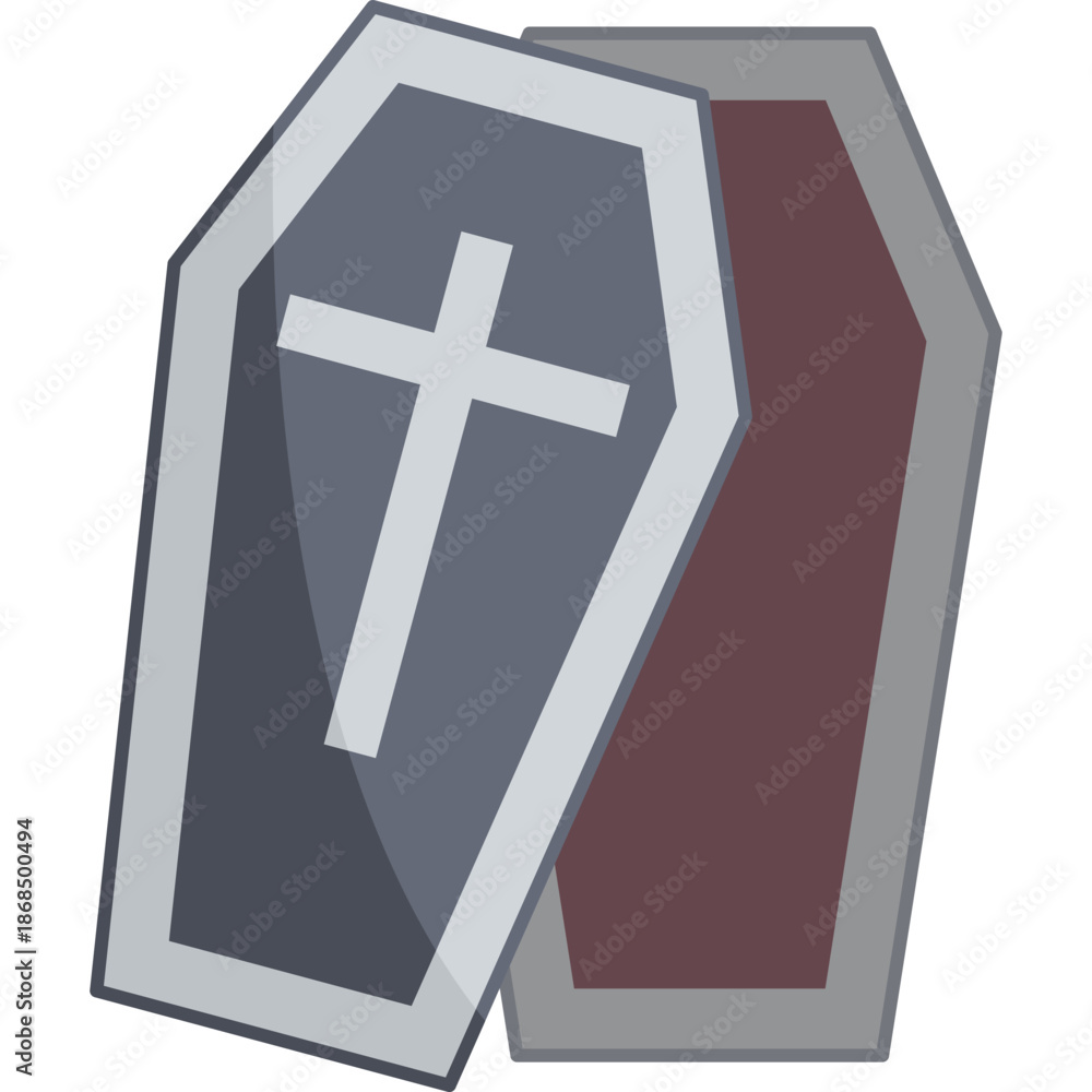 Obraz premium Coffin Icon