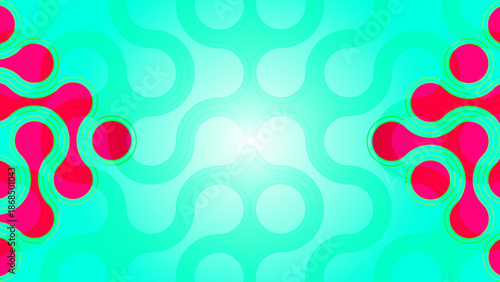 Abstract colorful floral background with glowing bokeh circles and bright decorative vector design suitable for celebration and holiday wallpaper. Vibrant abstract poster with flowing shapes in warm.