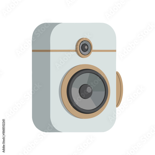 Retro Style Camera Illustration