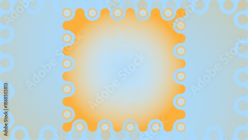 Abstract red and white background with circular shapes, numeric elements, and decorative heart-themed design suitable for Valentine cards and festive artwork