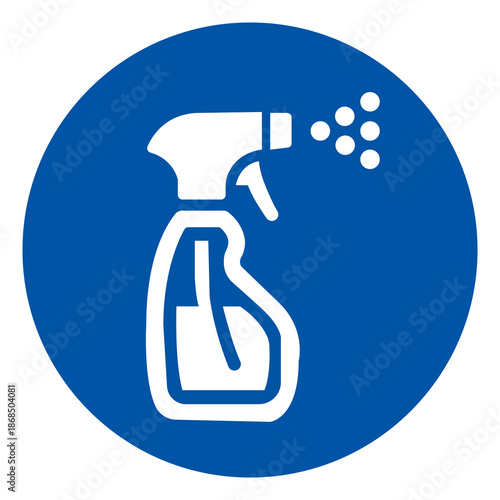 Disinfect After Use Symbol Sign, Vector Illustration, Isolate On White Background Label.EPS10