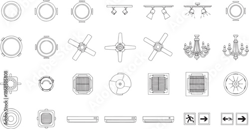 Overhead Architectural Lighting Fixtures and Designs.