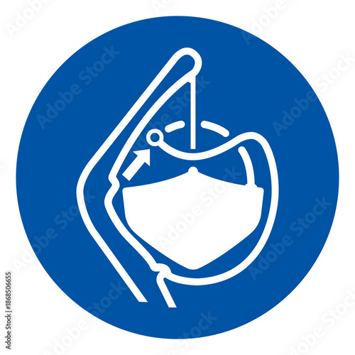 Release Lifeboat Gripes In Launch Sequence Symbol Sign, Vector Illustration, Isolated On White Background Label. EPS10