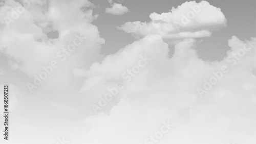 Minimalist Cloud Scene Natural Background. Soft Cloud Background with Open Space