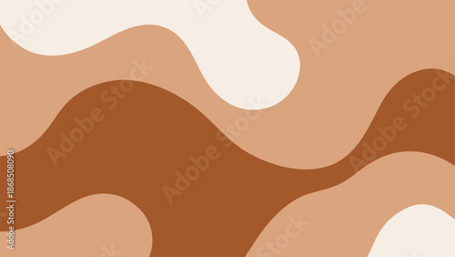 Abstract wavy pattern in earth tones